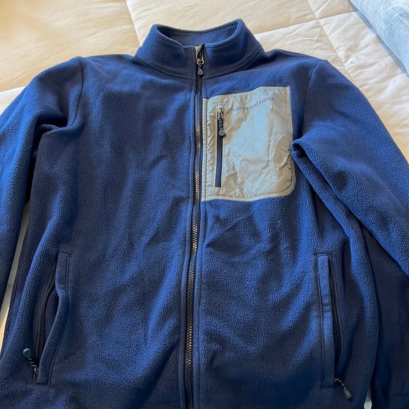 Vineyard Vines fleece zip up - Picture 1 of 3